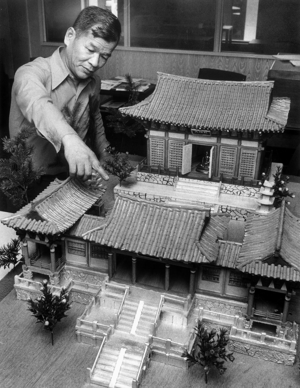 20190109 Buddhist temple model